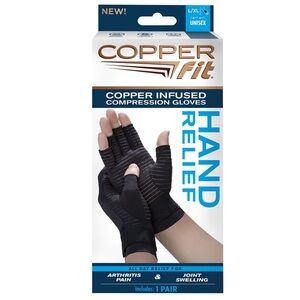 Copper Fit Hand Relief Compression Gloves - L/XL